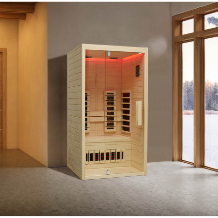 Инфракрасная сауна Mexda WS-1809 красный кедр 1500*1000*1900